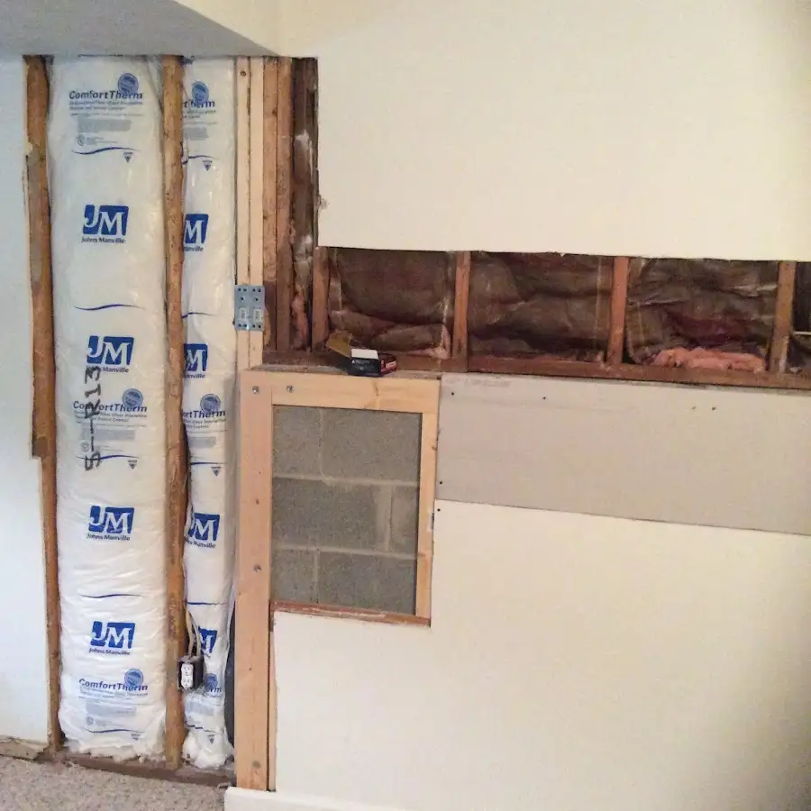 Wall insulation replacement during Odor Removal & Deodorization in Mineral Wells